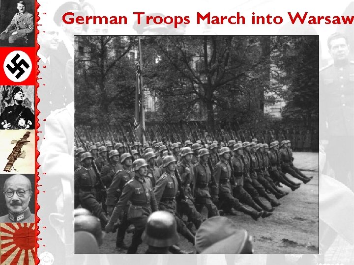German Troops March into Warsaw 