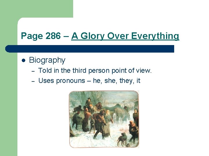 Page 286 – A Glory Over Everything l Biography – – Told in the