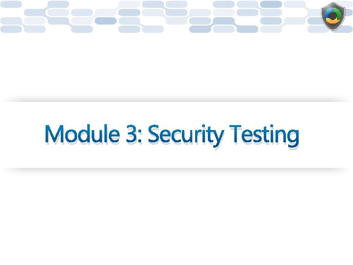 Module 3: Security Testing 