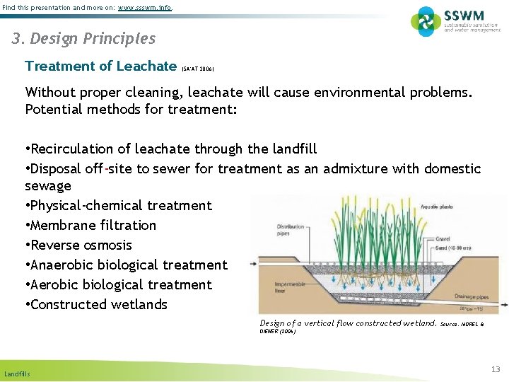 Find this presentation and more on: www. ssswm. info. 3. Design Principles Treatment of