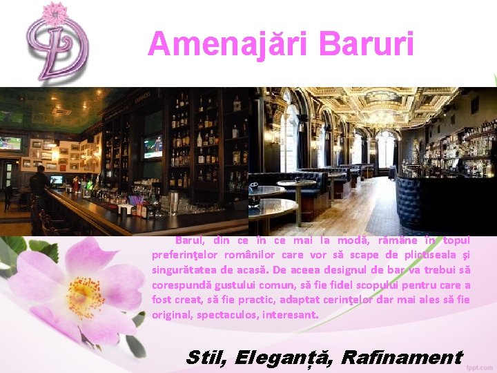 Amenajări Barul, din ce în ce mai la modă, rămâne în topul preferinţelor românilor Amenajări Barul, din ce în ce mai la modă, rămâne în topul preferinţelor românilor
