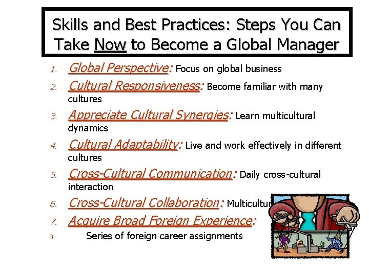 Skills and Best Practices: Steps You Can Take Now to Become a Global Manager