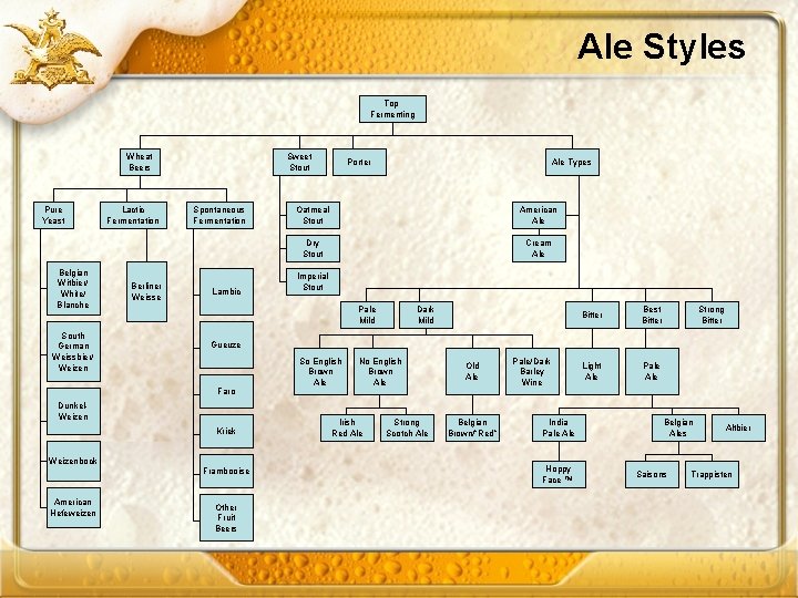 Ale Styles Top Fermenting Wheat Beers Pure Yeast Belgian Witbier/ White/ Blanche South German