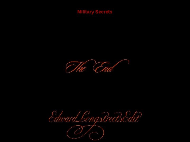 Military Secrets 