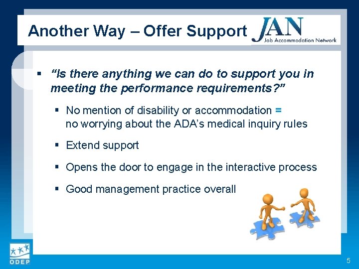 Another Way – Offer Support § “Is there anything we can do to support