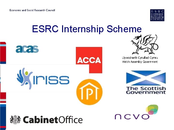 ESRC Internship Scheme 