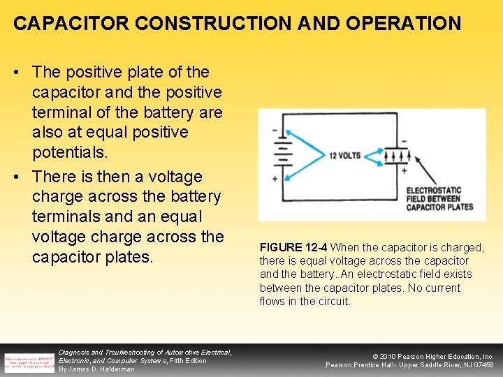 CAPACITOR CONSTRUCTION AND OPERATION • The positive plate of the capacitor and the positive