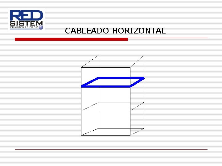 CABLEADO HORIZONTAL 