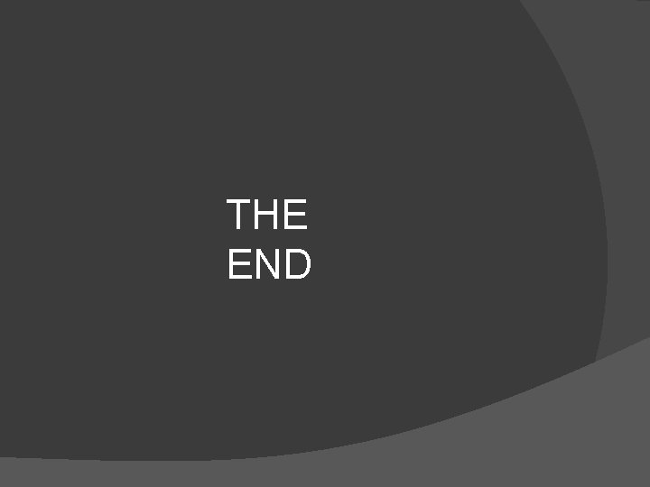 THE END 
