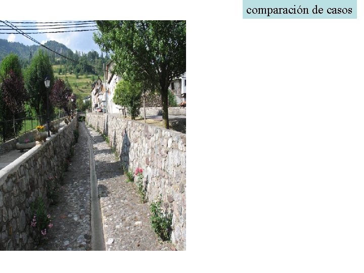 comparación de casos 
