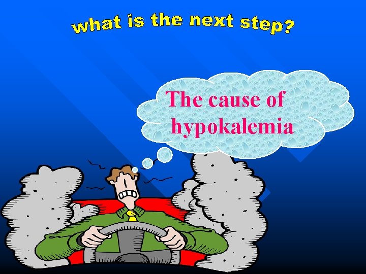 The cause of hypokalemia 