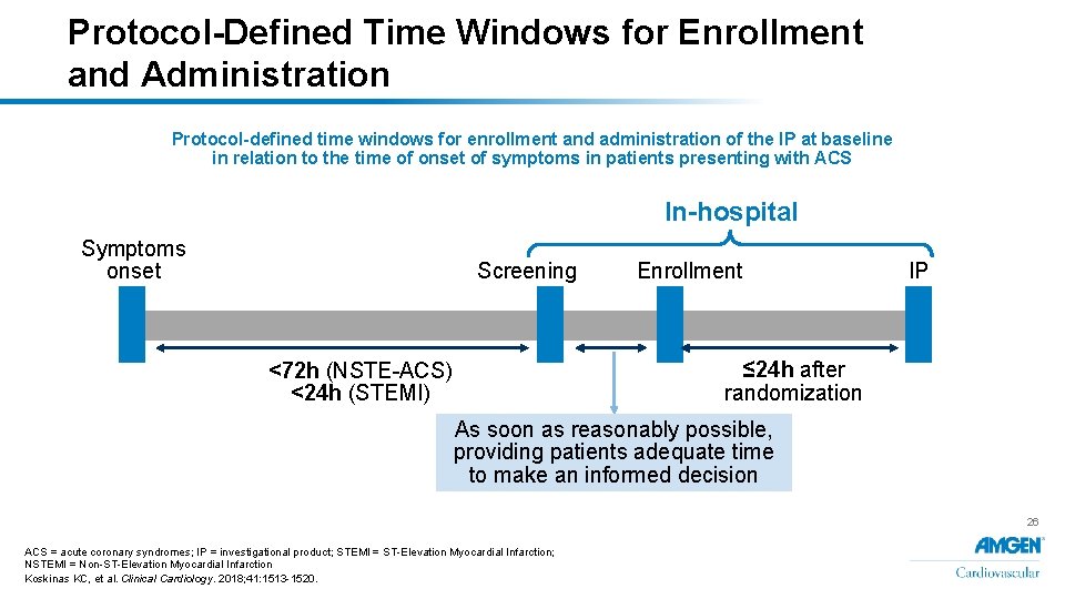 Protocol-Defined Time Windows for Enrollment and Administration Protocol-defined time windows for enrollment and administration