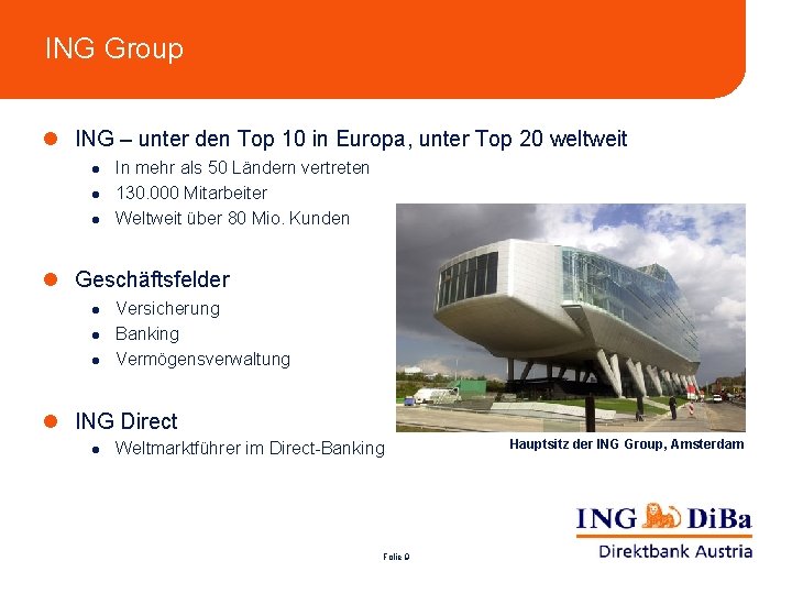 ING Group l ING – unter den Top 10 in Europa, unter Top 20