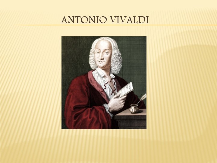 ANTONIO VIVALDI 