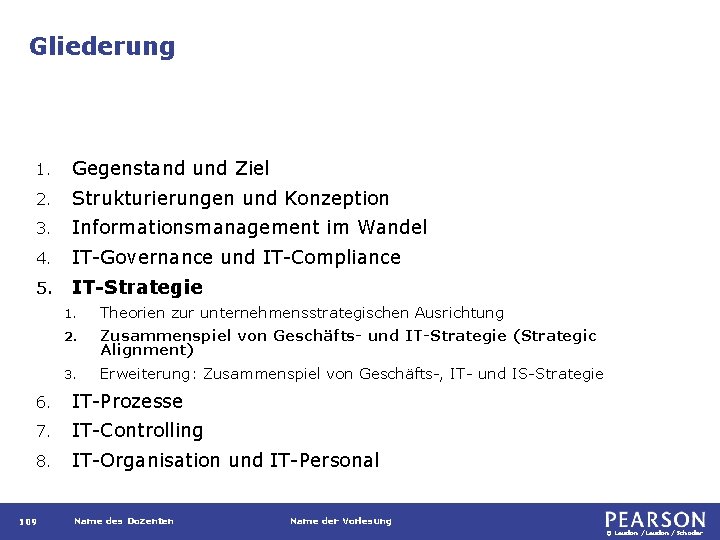 Gliederung 1. Gegenstand und Ziel 2. Strukturierungen und Konzeption 3. Informationsmanagement im Wandel 4.