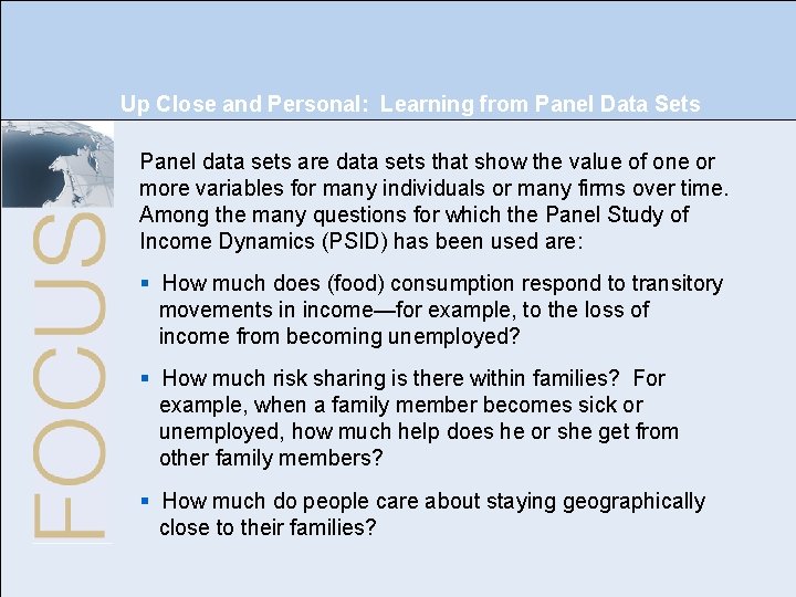 Chapter 16: Expectations, Consumption, and Investment Up Close and Personal: Learning from Panel Data