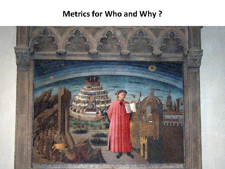 Metrics for Who and Why ? 