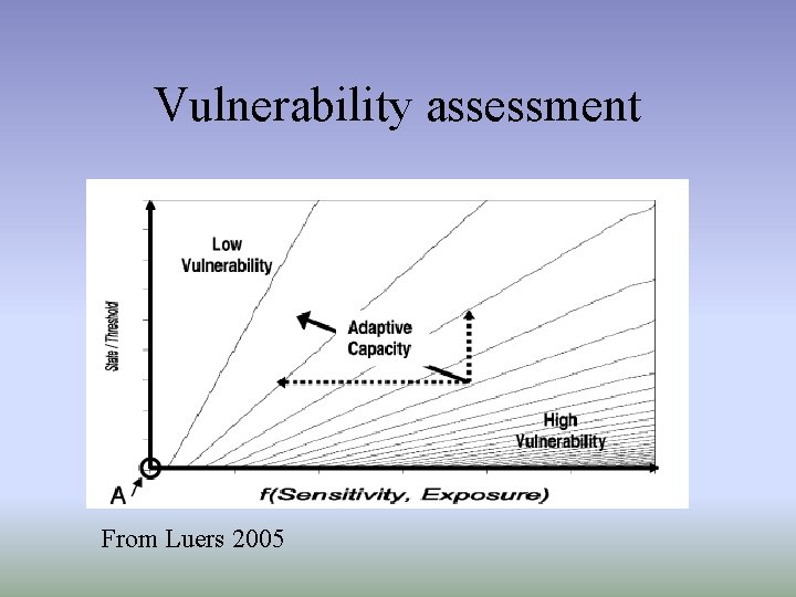 Vulnerability assessment From Luers 2005 