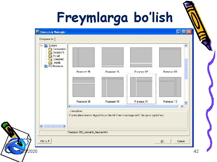 Freymlarga bo’lish 12/3/2020 42 