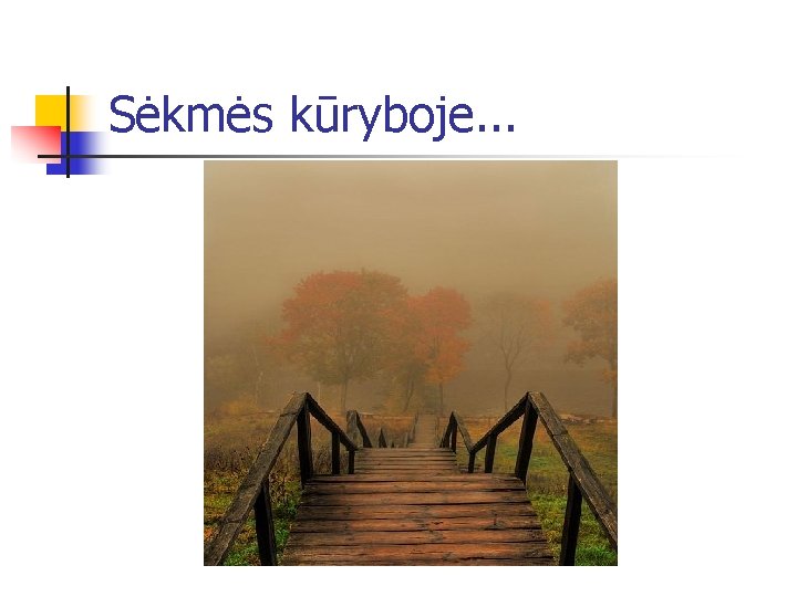 Sėkmės kūryboje. . . 
