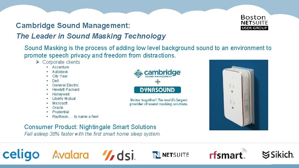 Cambridge Sound Management: The Leader in Sound Masking Technology Sound Masking is the process