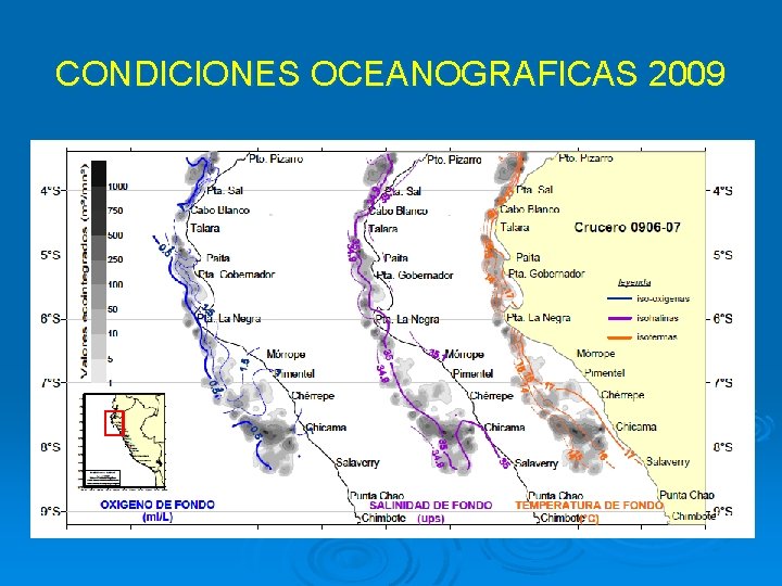 CONDICIONES OCEANOGRAFICAS 2009 