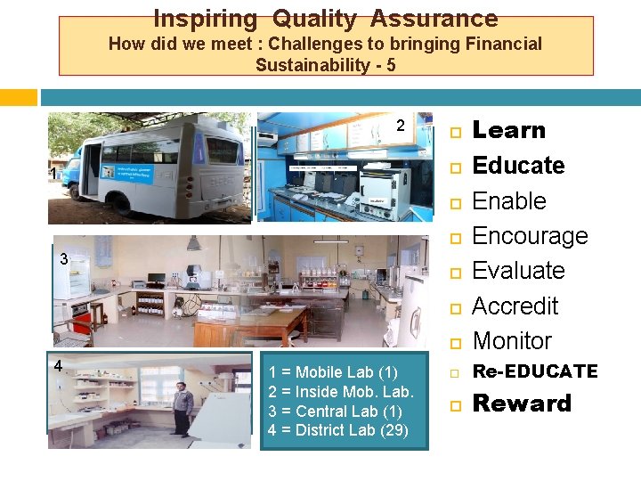 Inspiring Quality Assurance How did we meet : Challenges to bringing Financial Sustainability -