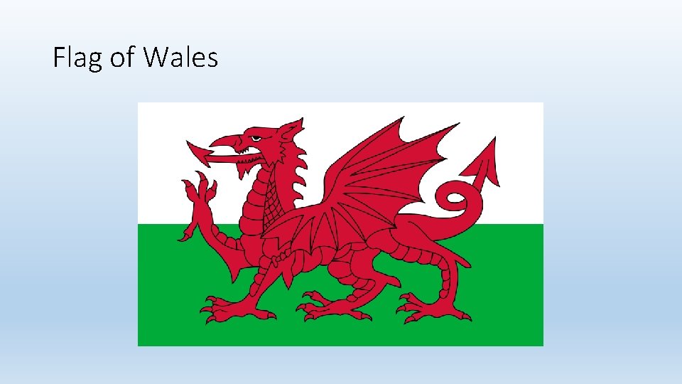 Flag of Wales 