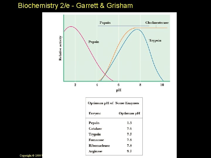 Biochemistry 2/e - Garrett & Grisham Copyright © 1999 by Harcourt Brace & Company