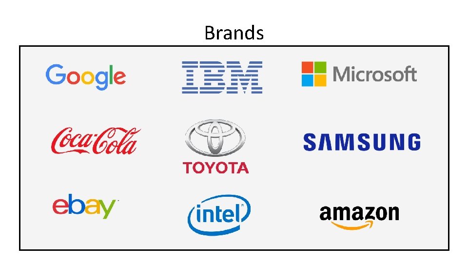 Brands 