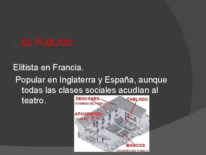  EL PÚBLICO: Elitista en Francia. Popular en Inglaterra y España, aunque todas las