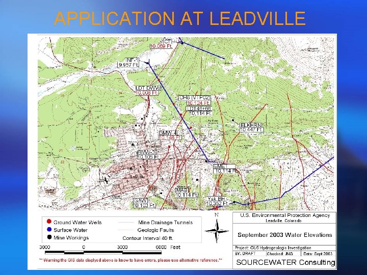 APPLICATION AT LEADVILLE 