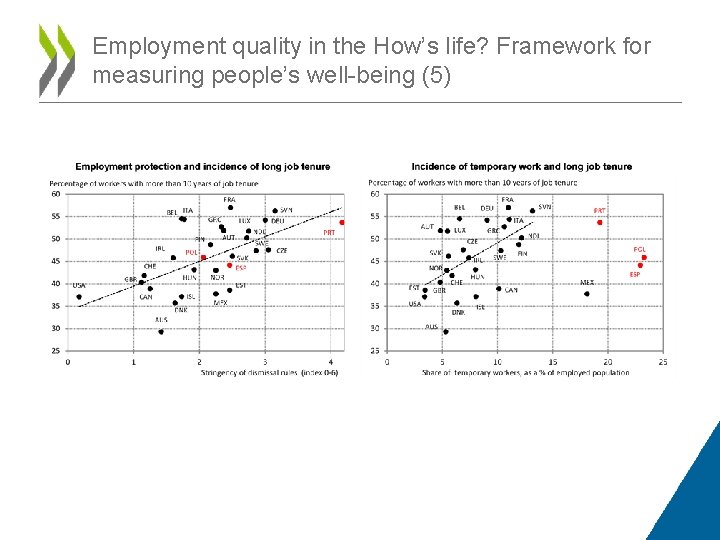 Employment quality in the How’s life? Framework for measuring people’s well-being (5) 