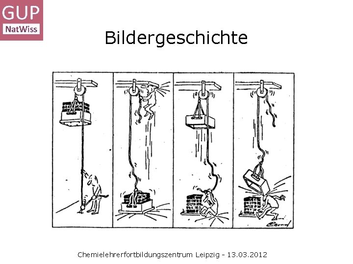 Bildergeschichte Chemielehrerfortbildungszentrum Leipzig - 13. 03. 2012 