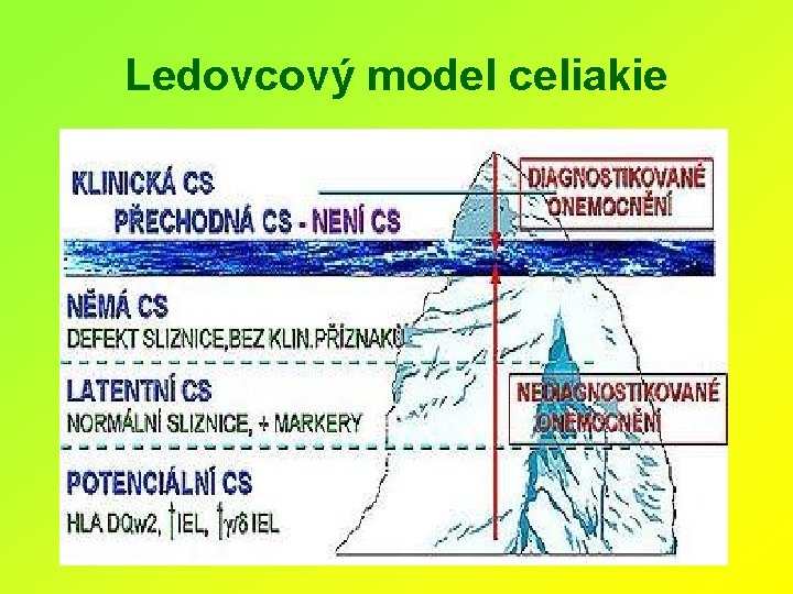 Ledovcový model celiakie 