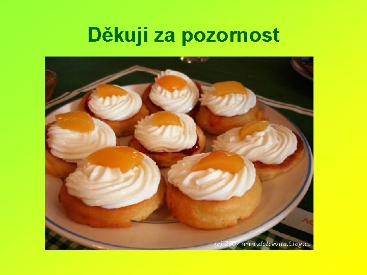 Děkuji za pozornost 