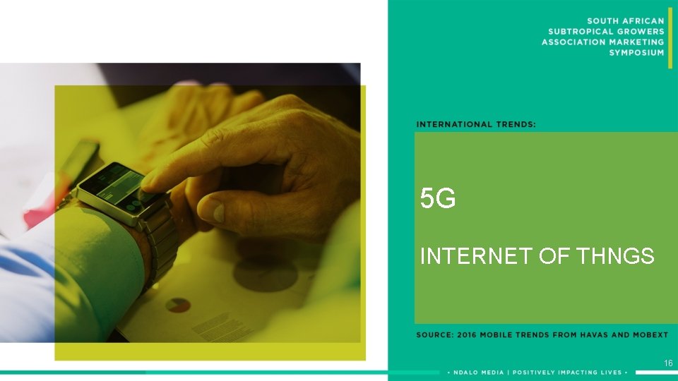 5 G INTERNET OF THNGS 16 