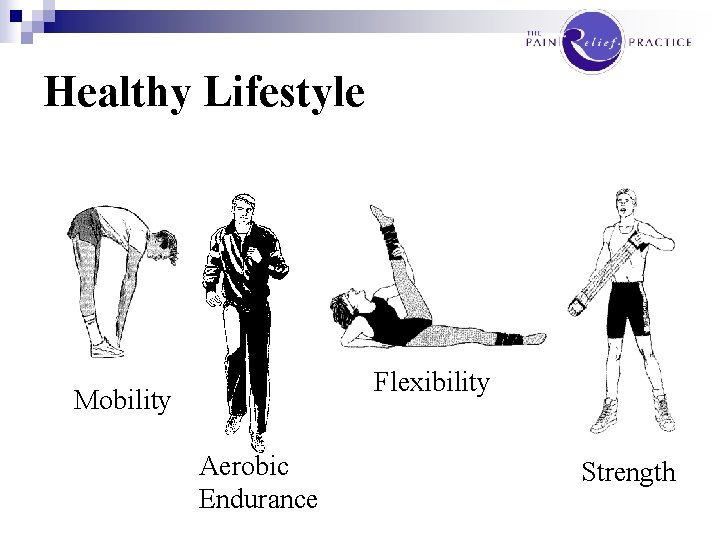 Healthy Lifestyle Flexibility Mobility Aerobic Endurance Strength 