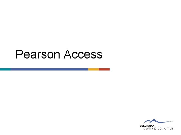 Pearson Access 