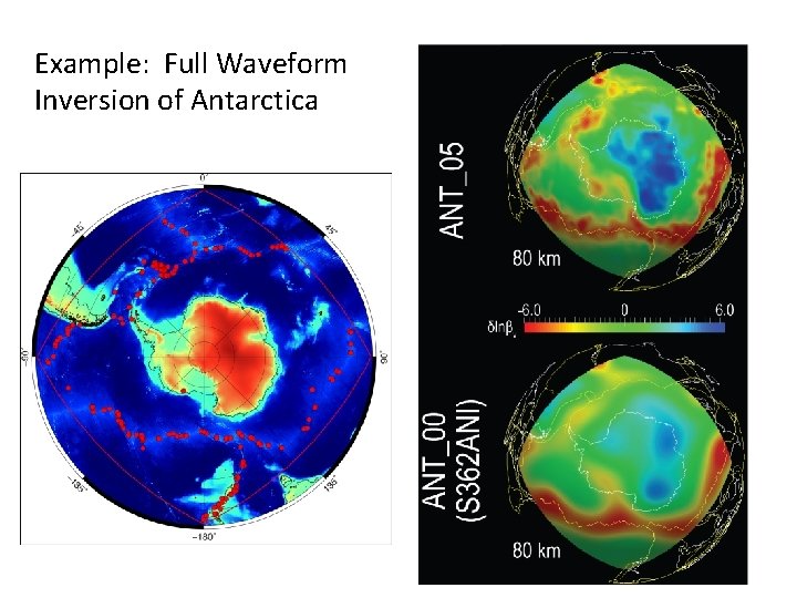 Example: Full Waveform Inversion of Antarctica 