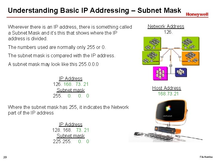 Understanding Basic IP Addressing – Subnet Mask Wherever there is an IP address, there