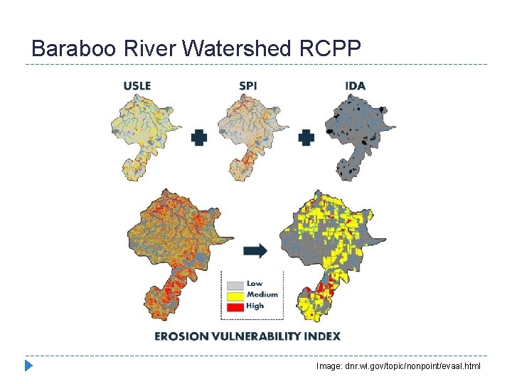 Baraboo River Watershed RCPP Image: dnr. wi. gov/topic/nonpoint/evaal. html 