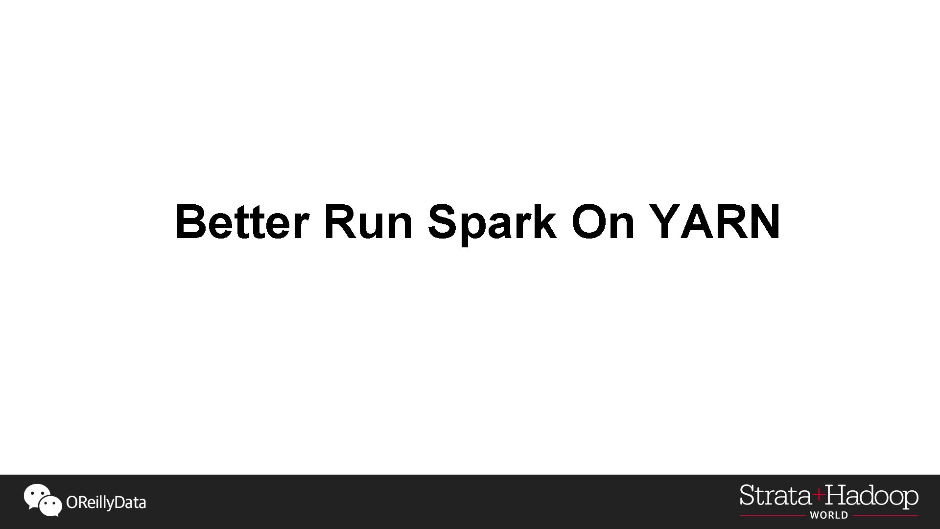 Better Run Spark On YARN 