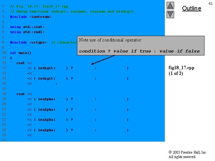 1 2 3 // Fig. 18. 17: fig 18_17. cpp // Using functions isdigit,