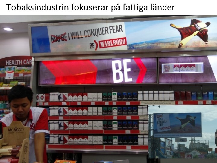 Tobaksindustrin fokuserar på fattiga länder 