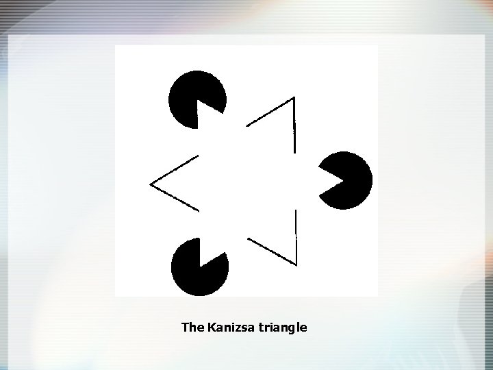 The Kanizsa triangle 