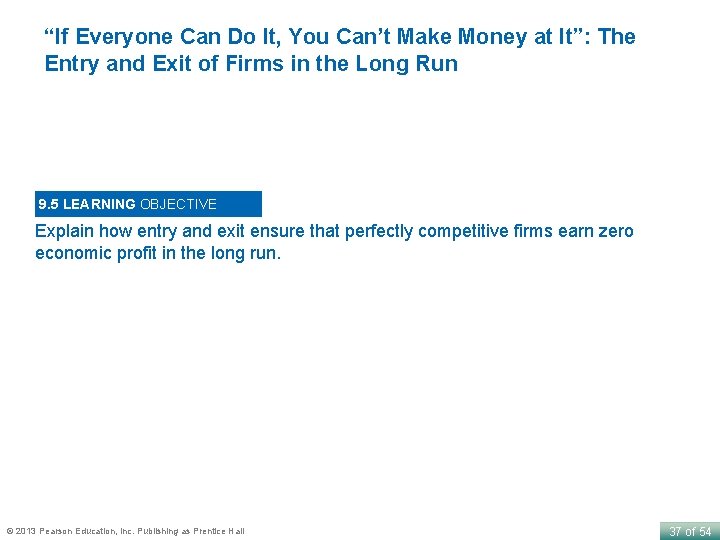 “If Everyone Can Do It, You Can’t Make Money at It”: The Entry and