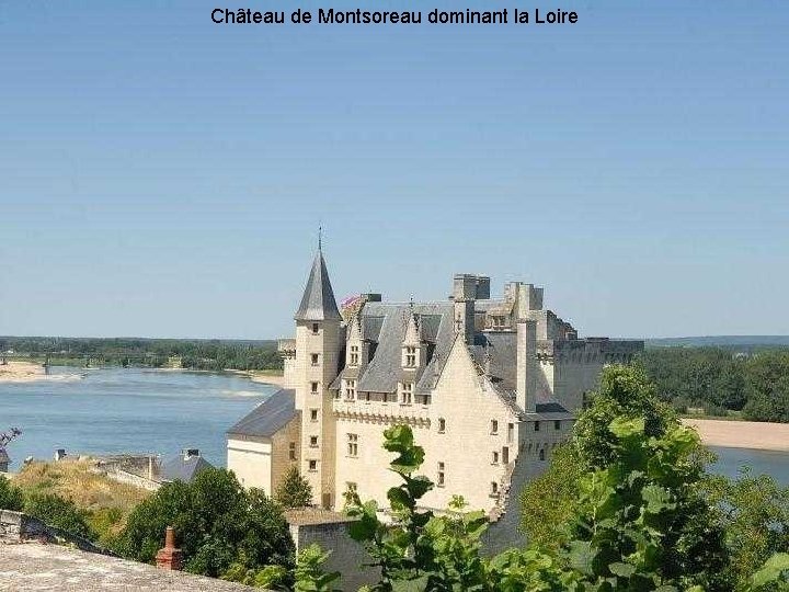 Château de Montsoreau dominant la Loire 