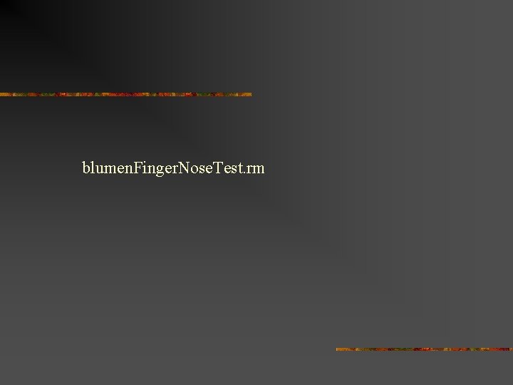 blumen. Finger. Nose. Test. rm 