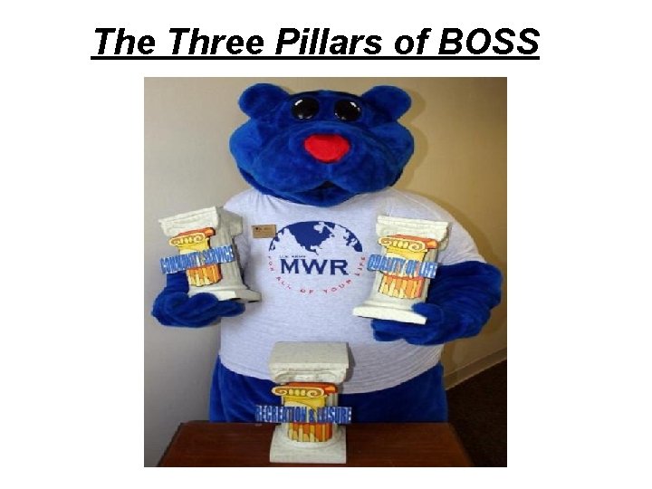 The Three Pillars of BOSS 